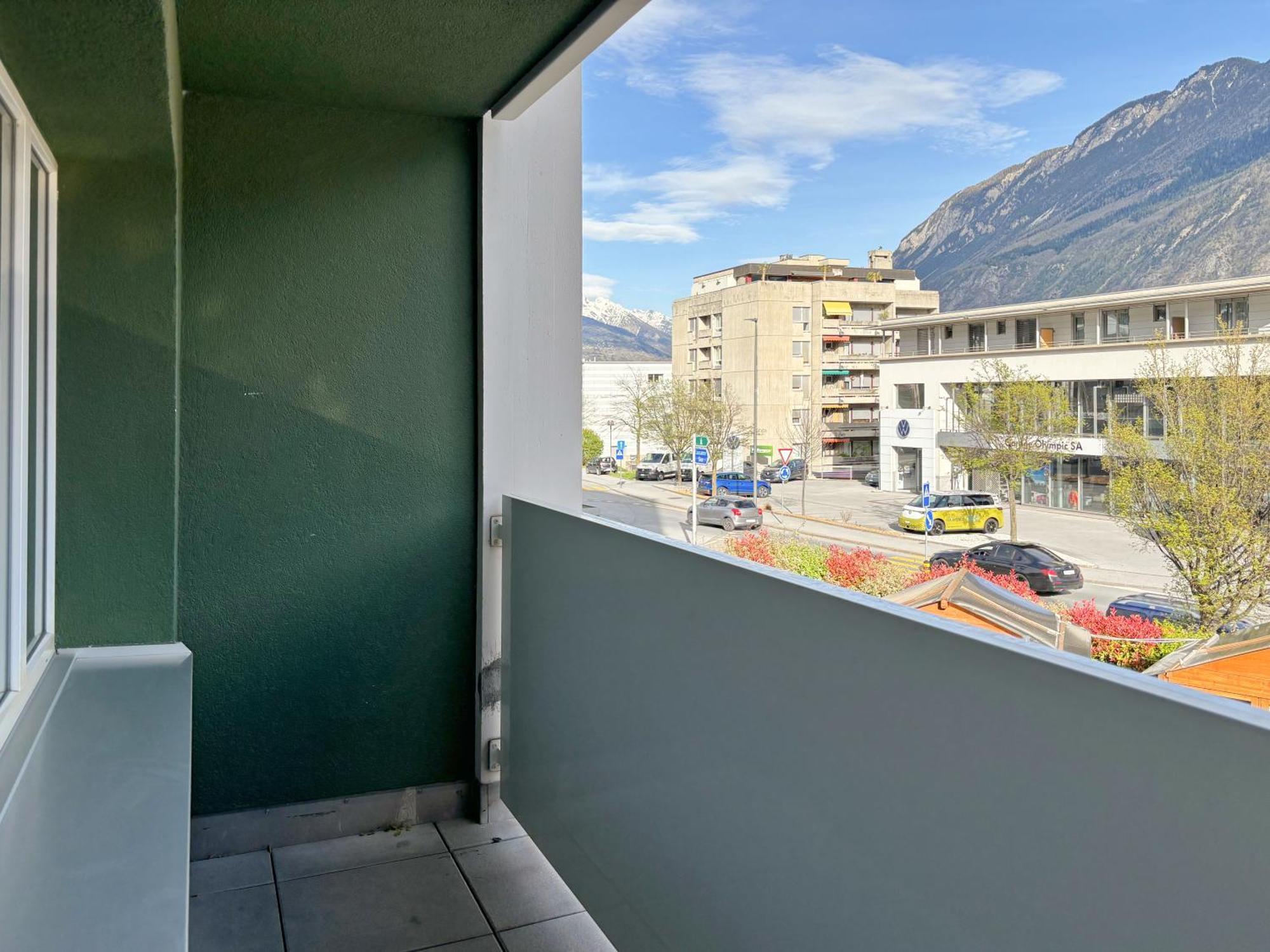 Nonanteneuf Appart Hotel Sierre - Contactless Check-In Buitenkant foto