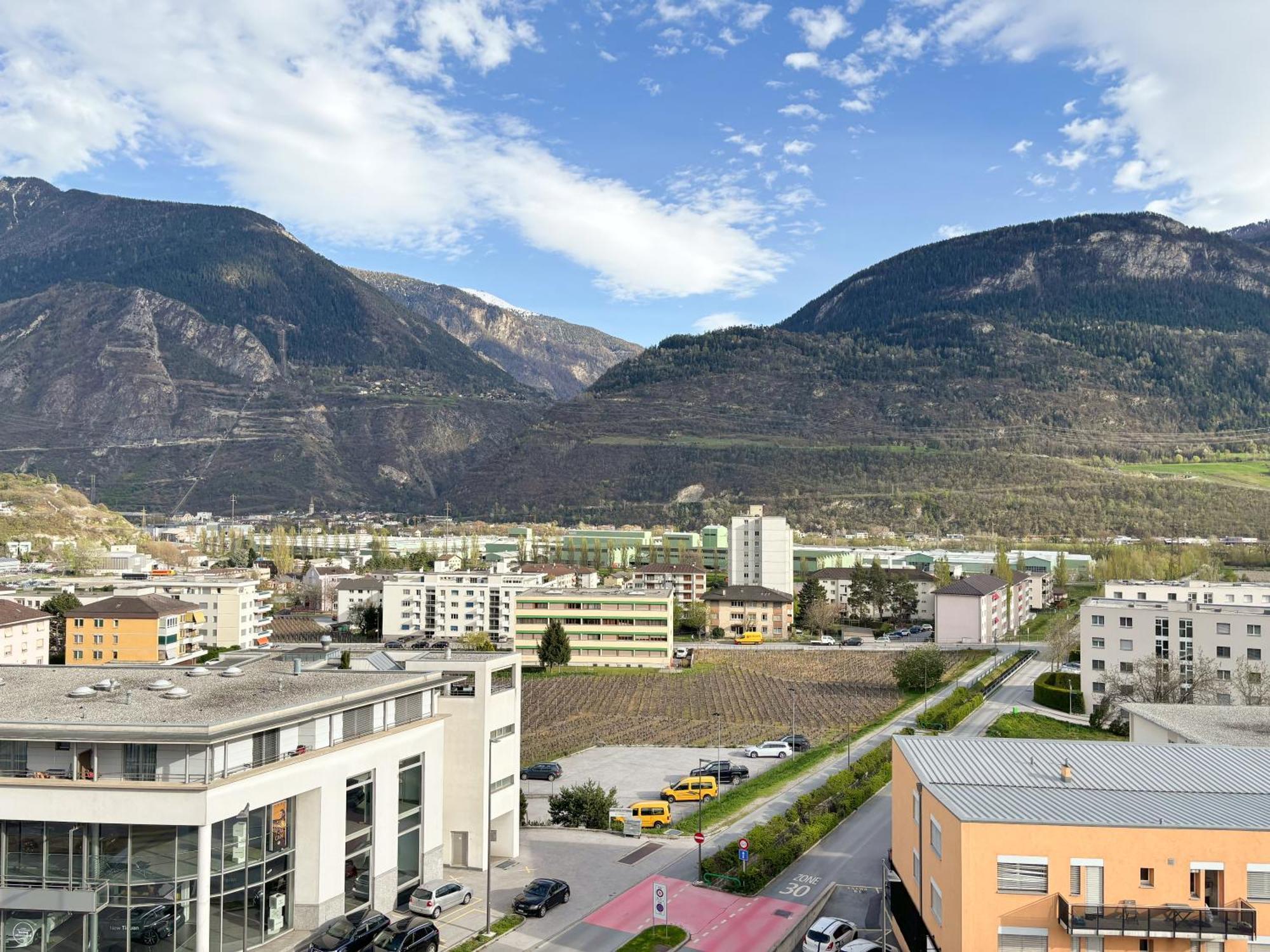 Nonanteneuf Appart Hotel Sierre - Contactless Check-In Buitenkant foto